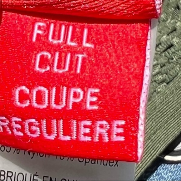 🌻NEW w/tags Red Carter Green Cali Hipster Bikini Bottom Size 8 - Picture 7 of 11